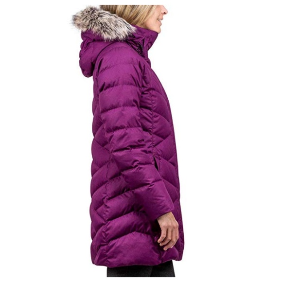 Marmot Women Varma Long Quilted Hooded Down Jacket - Picture 5 of 8